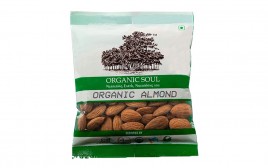 Organic Soul Organic Almond   Pack  100 grams